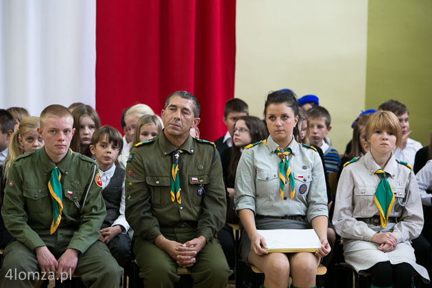 59. Drużyna Harcerska Ptaki Ptakom i drużynowy hm. Krzysztof Pyczot (drugi z lewej)