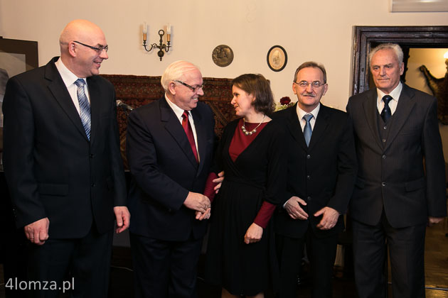 Lech Szabłowki, Zygmunt Zdanowicz, Barbara Turowska, Adam Frączek i Henryk Kotowski