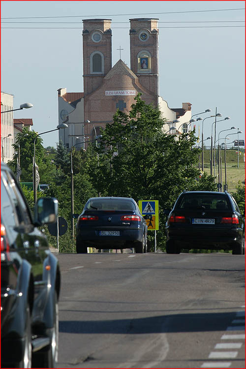 Kościół p.w. Krzyża Św. - Łomża 2011 fot. Adam Babiel