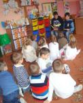 Poczytajkowe spotkanie dla dzieci z Publicznego Przedszkola nr 14 w Łomży