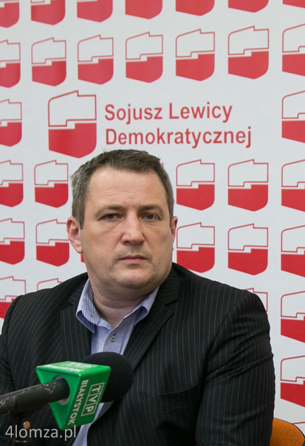 Adam Dębski, przewodniczący Rady Miejskiej SLD w Łomży