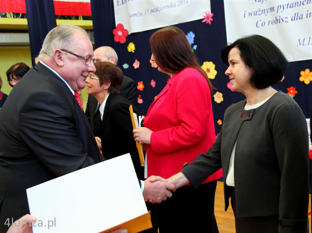 Prezydent Mieczysław Czerniawski i Katarzyna Lipska (Fot. Gabsfoto)