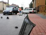 Foto: Wypadek na skrzyżowaniu ul. Sikorskiego z Senatorską
