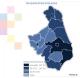 Porównanie powiatów pod względem podziału środków z RPOWP 2007-2013