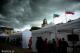 Krótka burza majowa nad Starym Rynkiem w Łomży