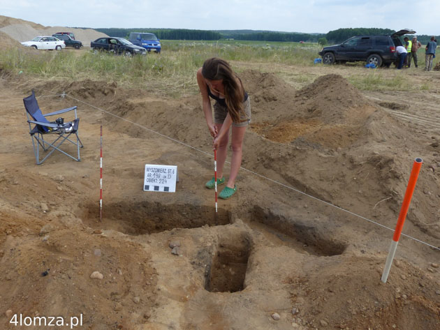Stanowisko archeologiczne przy drodze S8 (fot. Bolesław Deptuła)
