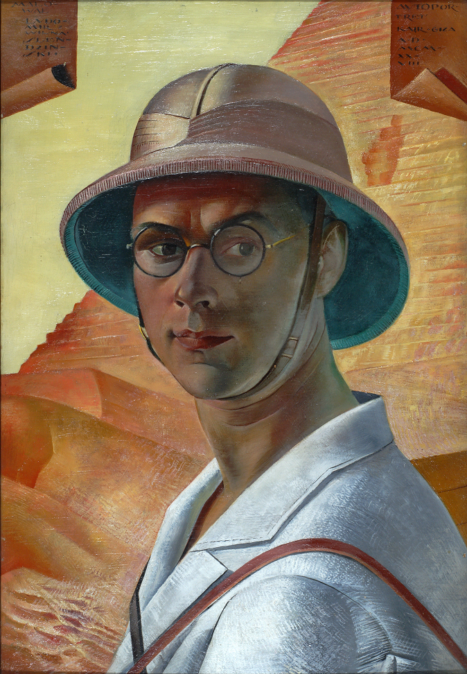 Ludomir Sleńdziński, Autoportret, 1928.