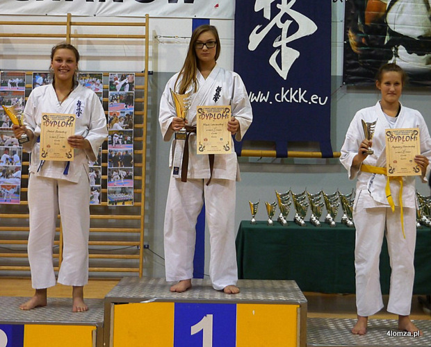 Klaudia Lanczewska na najwyższym podium