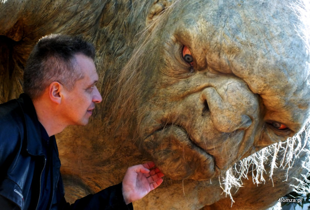 Marek Lechowicz i troll z Hobbita