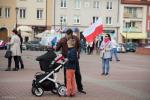 Foto: Podniesienie Flagi na Starym Rynku w Łomży