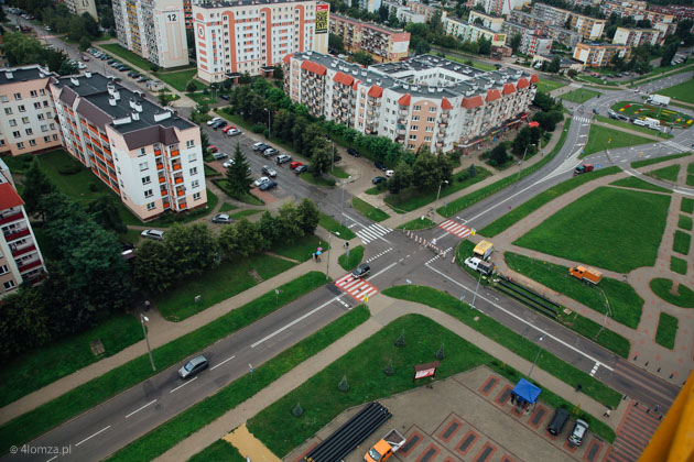 Skrzyżowanie ulicy Zawadzkiej z ulicami Porucznika Łagody i Niemcewicza