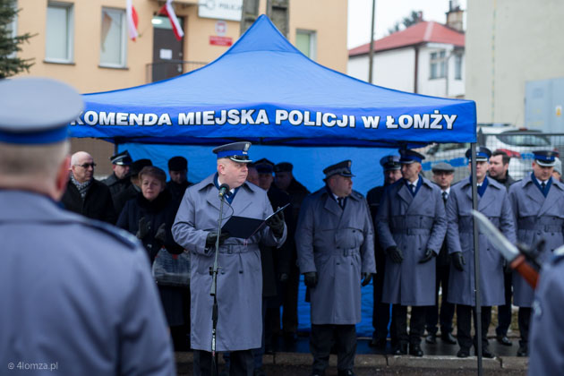 Komisarz Marek Sienkiewicz (Komendant Miejski Policji w Łomży)