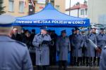 Foto: Komisarz Marek Sienkiewicz (Komendant Miejski Policji w Łomży)