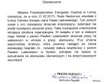 Oświadczenie prezesa MPEC Radosława Żegalskiego