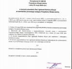 W BIP UM Łomża opublikowano zarządzenie prezydenta M. Chrzanowskiego o odwołaniu wiceprezydent A. Muzyk