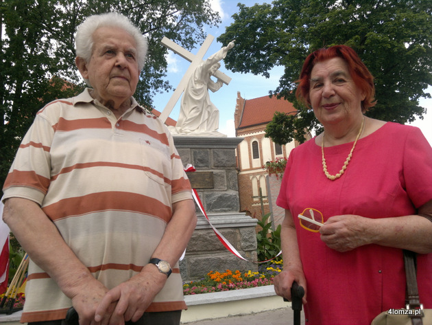 Kazimierz Kumiński (lat 90) i Halina Kumińska (lat 87)