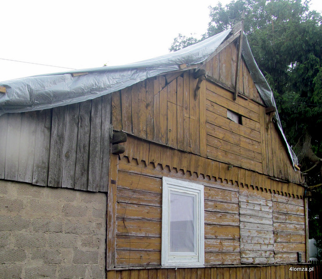 Dom 96-letniej babci Eugenii z Kramkowa uszkodzony w trakcie czwartkowej wichury