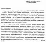 Fragment pisma mieszkańców do posła Lecha Kołakowskiego
