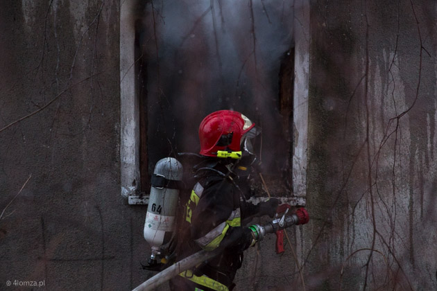  Foto: Bezdomny zginął w pożarze na Zdrojowej