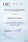 „Dyplomem uznania” Światowej Organizacji Zdrowia Zwierząt dla OSM Piątnica