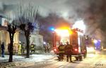Foto: Wieczorny pożar domu w Stawiskach (fot. czytelnik)