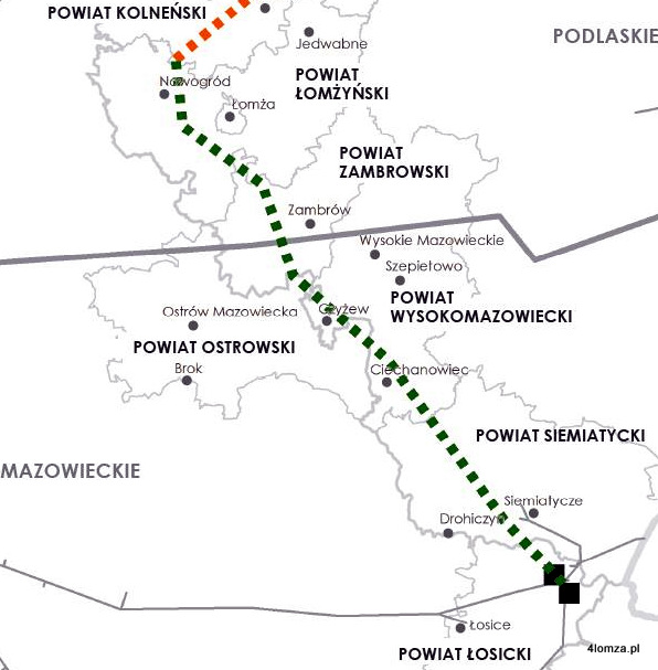 Południowy odcinek gazociągu Polska - Litwa
