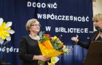 Foto: Wiesława Kłosińska, dyrektor Biblioteki Publicznej Gminy Łomża i Dorota Pazik, sekretarz Gminy