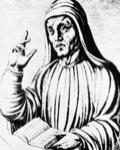 19 MAJA: 

Błogosławiony Alkuin z Yorku (ok. 735 – 804)

Błogosławiony Alkuin urodził się około 735 roku w Nortumbrii. Wcześnie rozpoczął naukę w szkole katedralnej w Yorku gdzie okazał się zdolnym uczniem. Wstąpił do benedyktynów. W 767 roku zmarł biskup Yorku Ekbert, na jego miejsce wybrany został Elbert, który udzielił Alkuinowi święceń diakonatu. Nowy biskup powierzył mu prowadzenie szkoły katedralnej. Alkuin doprowadził szkołę do wielkiego rozkwitu. Zaczęła do niej napływać młodzież nie tylko z Wysp Brytyjskich, ale z całego kontynentu europejskiego. Nic więc dziwnego, że gdy Karol Wielki, budujący wówczas potęgę państwa Franków, postanowił utworzyć szkołę przy własnym dworze w Akwizgranie, właśnie Alkuina poprosił o pomoc. Ten zgodził się i wkrótce Karolingowie szczycili się jedną z najświetniejszych szkół ówczesnej Europy.
