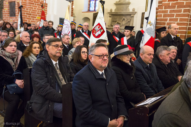 Burmistrz Kolna Andrzej Duda oraz przedstawiciele samorządu i instytucji publicznych