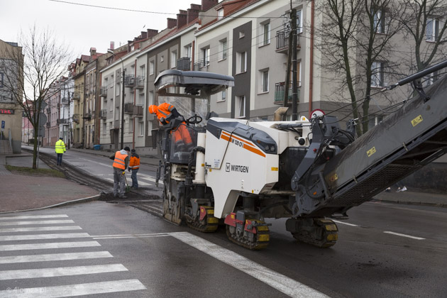 Prace na ul. Rządowej