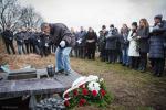 Foto: Pochowanie poety na drozdowskim cmentarzu