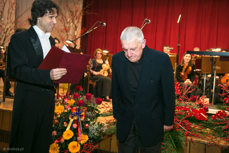 Z Janem Miłoszem Zarzyckim, dyrektorem Filharmonii Kameralnej, listopad 2013