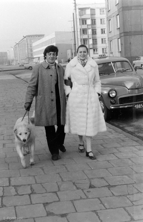 Z żoną Ireną, Wrocław, początek lat 70.