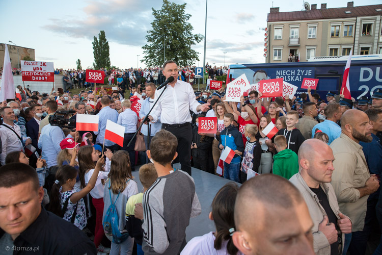 Andrzej Duda na wiecu