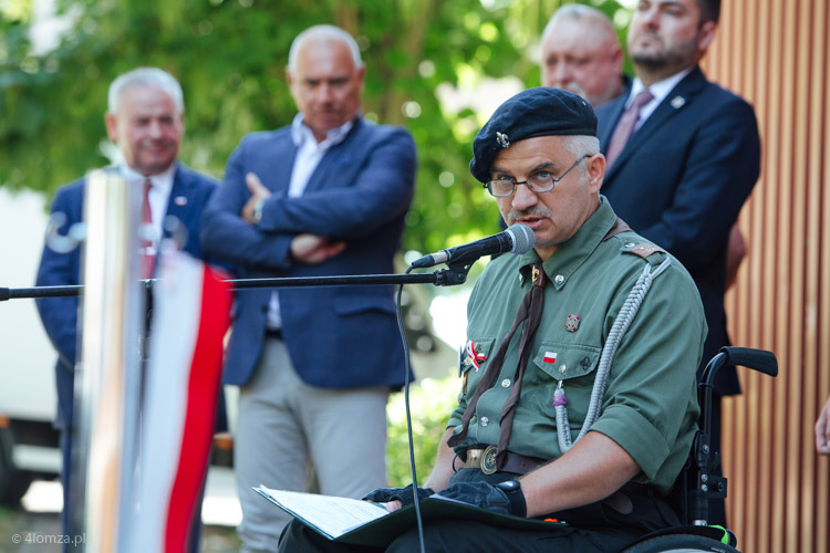 hm. Wiesław Domański, komendant Hufca ZHP w Łomży