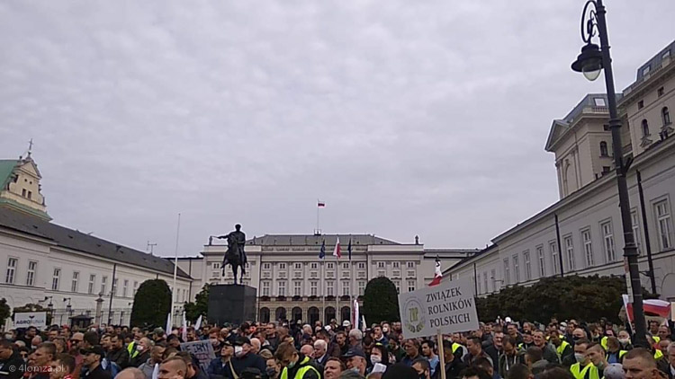 Protest rolników w Warszawie (Fot. Paweł Grodzki Powiatowa Izba Rolnicza w Wysokim Mazowieckim)