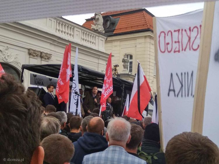 Protest rolników w Warszawie (Fot. Paweł Grodzki Powiatowa Izba Rolnicza w Wysokim Mazowieckim)