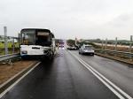 Foto: Wypadek  śmiertelny w Łubianach. DK61 zablokowana