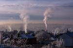 Foto: Smog nad miastem i powiatem