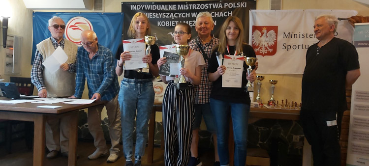 Malwina Szewczyk na MP Niesłyszących w szachach Kobiet