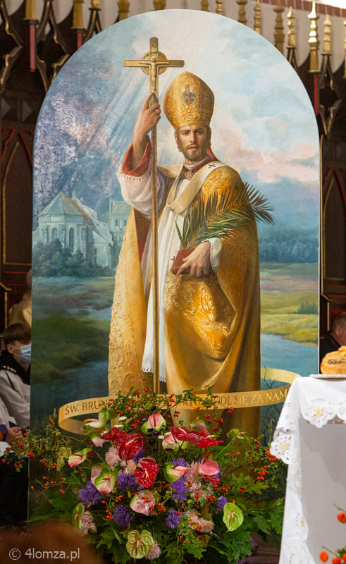 Obraz św. Brunona z łomżyńskiej katedry