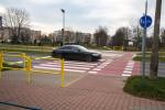 Foto: Zmodernizowane przejście dla pieszych i przejazd dla rowerów na ul. Zawadzkiej