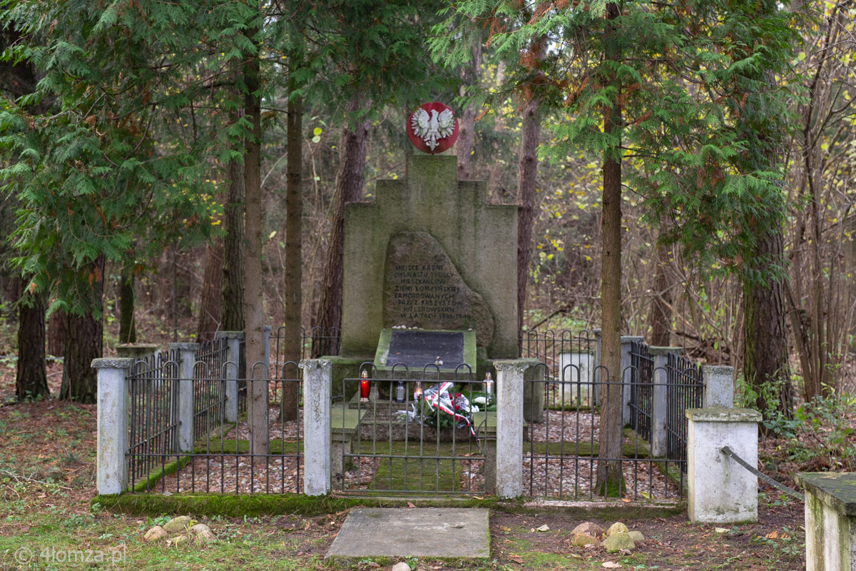 Pomnik w Lesie Giełczyńskim