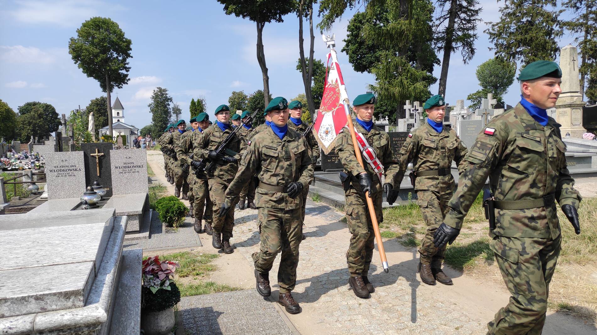 Kompania honorowa 18. Pułku