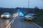 Foto: Auto wypadło z drogi pod Łomżą