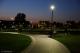 Jeszcze oświetlony Park Jana Pawła II