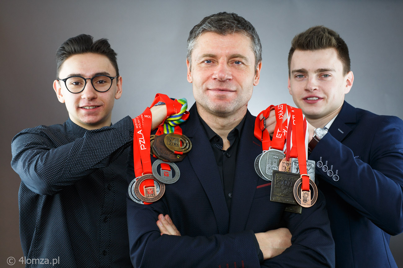 Bartek Jurak, Andrzej Korytkowski i Rafał Pogorzelski (luty 2022 rok)