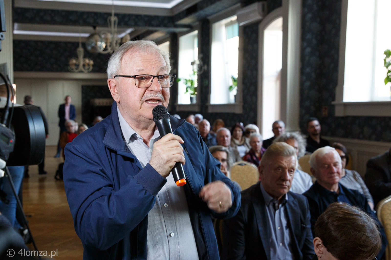 Tadeusz Zaremba podczas spotkania z Marszałkiem Senatu minionej kadencji Tomaszem Grodzkim