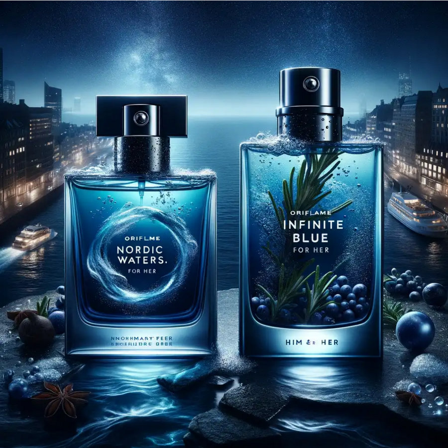  Foto: Zanurz się w elegancję z nowymi zapachami Oriflame Nordic Waters Infinite Blue