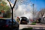 Foto: Pożar samochodu na Sadowej